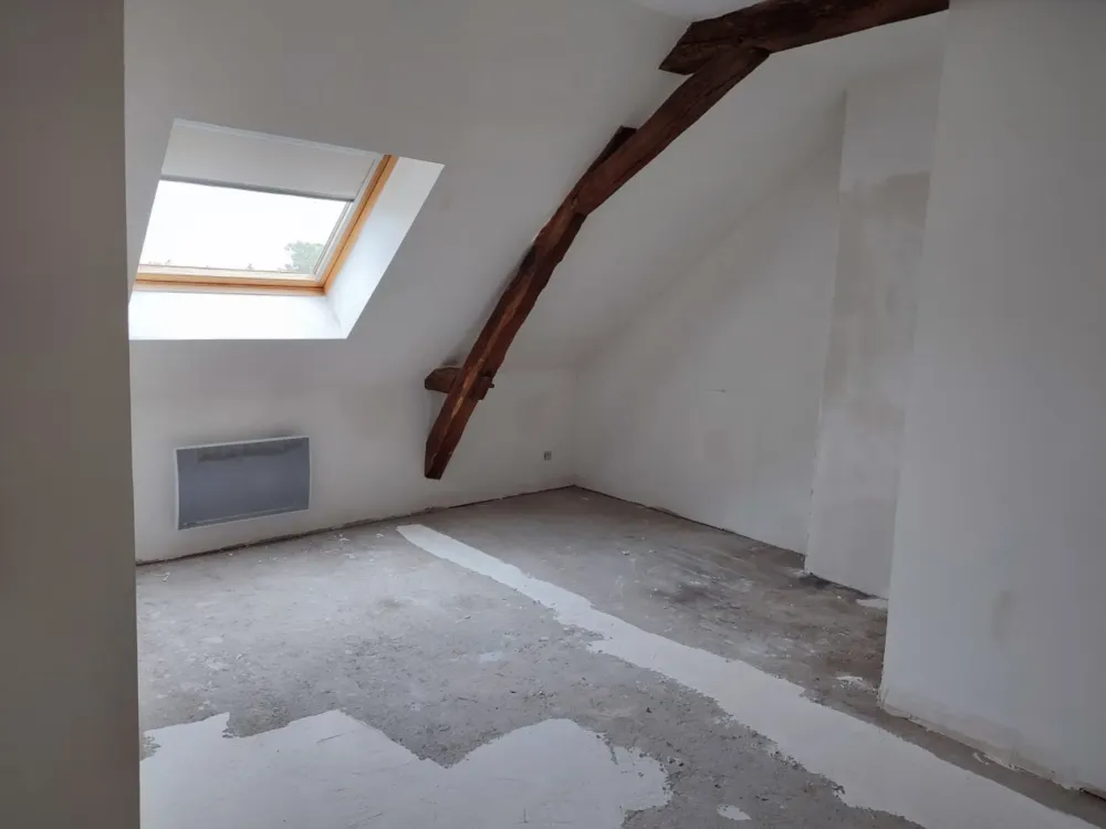 Pose de parquet avant